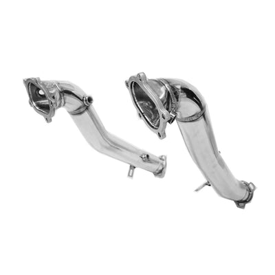 AUDI S6,S7,A8,S8 DECAT EXHAUST DOWNPIPES-carbonizeduk