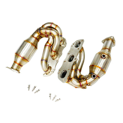 PORSCHE 911 997.2 CARRERA 200CPSI CATALYTIC CONVERTER EXHAUST MANIFOLDS-carbonizeduk