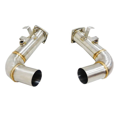 PORSCHE 911 991.2 CARRERA DECAT EXHAUST DOWNPIPES-carbonizeduk