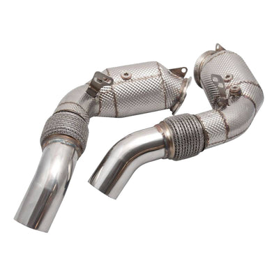 BMW M5 F10 & F11 EXHAUST DOWNPIPE 200 CPSI CATS-carbonizeduk