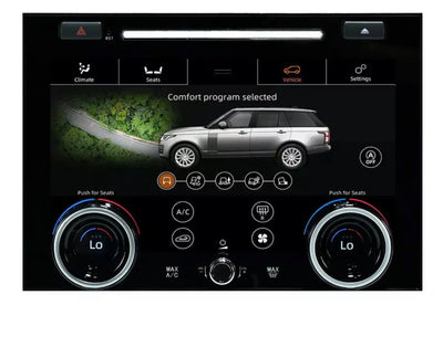Range Rover L405 Climate Control AC Panel upgrade 10” 2012-2017 (With CD Slot)-carbonizeduk