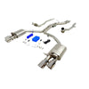 AUDI S4 S5 B8 3.0 V6 VALVED CAT-BACK EXHAUST-carbonizeduk