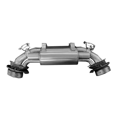 PORSCHE 911 992 CARRERA VALVED PERFORMANCE EXHAUST WITH CARBON TAILPIPES-carbonizeduk