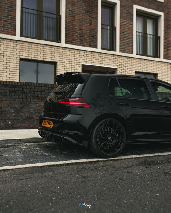 Volkswagen Golf R Carbon fibre F1 Rear bumper diffuser 2017-2019 LIMITED EDITION-carbonizeduk