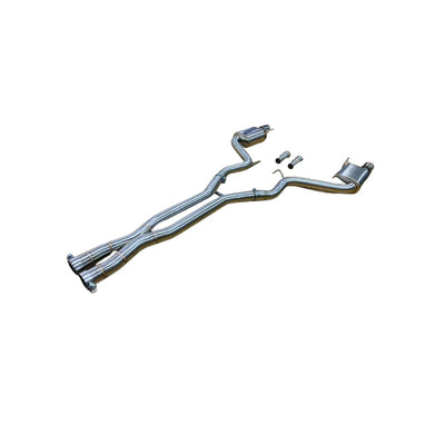 AUDI S6/S7 CATALYTIC CONVERTER BACK EXHAUST SYSTEM-carbonizeduk