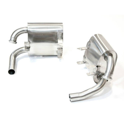 PORSCHE 911 996 CARRERA MILD SPORTS EXHAUST SILENCERS-carbonizeduk