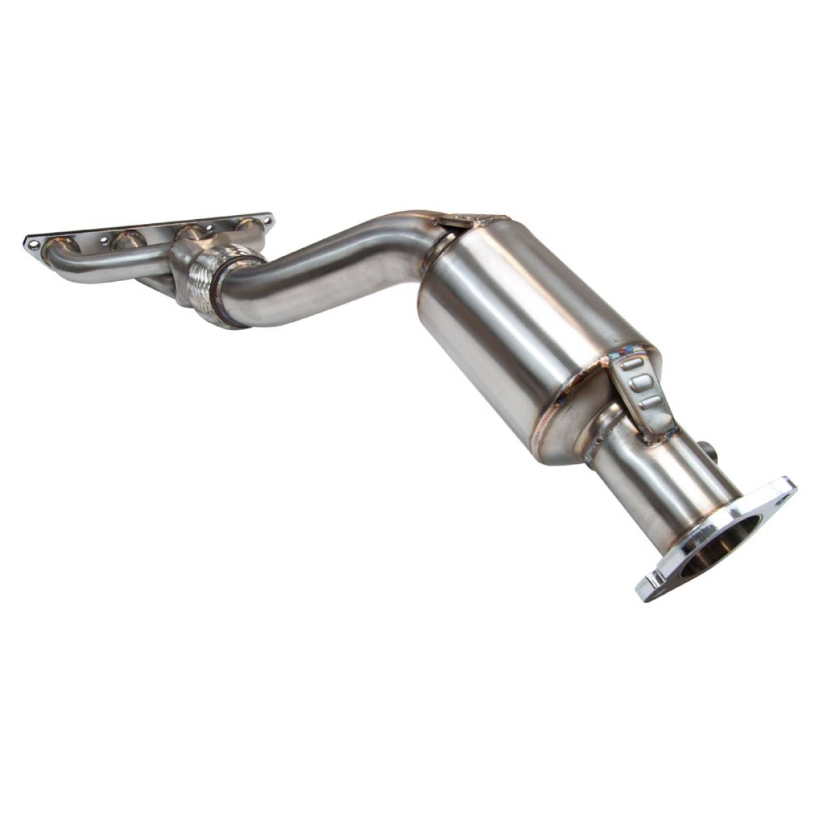 MINI COOPER S R50 & R53 1.6 SUPERCHARGED EXHAUST MANIFOLD WITH CATALYTIC CONVERTER-carbonizeduk