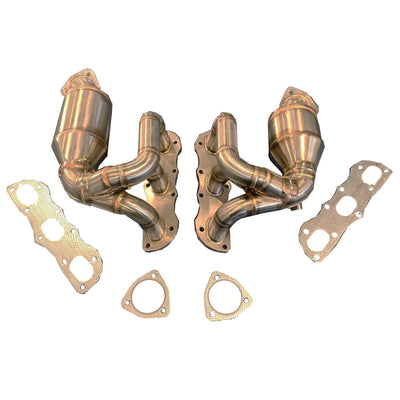 PORSCHE 987.2 BOXSTER & CAYMAN DECAT EXHAUST MANIFOLDS "OE STYLE"-carbonizeduk