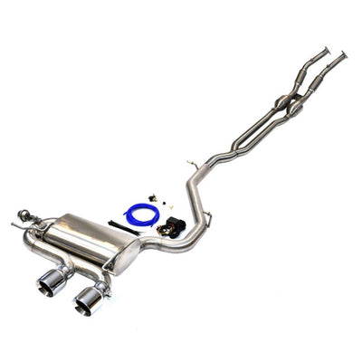 VW GOLF MK 5 R32 VALVETRONIC MANIFOLD BACK EXHAUST-carbonizeduk