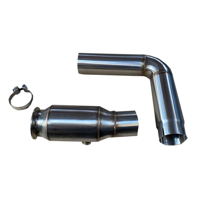 PORSCHE 982 (718) BOXSTER & CAYMAN MANIFOLD BACK VALVED EXHAUST-carbonizeduk