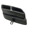 AUDI R8 V10 GEN 2 CARBON FIBRE SQUARE EXHAUST TAILPIPES-carbonizeduk