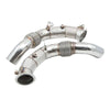 BMW M5 F10 & F11 EXHAUST DOWNPIPE WITH SENSOR BUNG-carbonizeduk