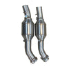 FERRARI 360 200 CPSI EXHAUST CATALYTIC CONVERTERS-carbonizeduk