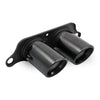 PORSCHE 911 991 GT3 DARK BLACK CHROME EXHAUST TAILPIPE-carbonizeduk