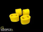 Exhaust Hanger Bushes For SAAB 9-5 YS3E (1998-2010) Uprated Rigid Poly QTY 4-bushes-carbonizeduk