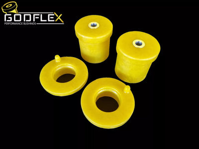 Rear Axle Beam & Rear Upper Spring Isolator Bushes For Ford Fiesta Mk7 & ST Poly-bushes-carbonizeduk