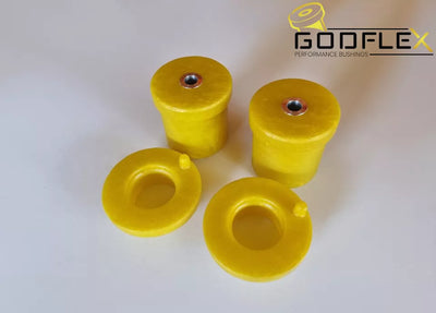 Rear Axle Beam & Rear Upper Spring Isolator Bushes For Ford Fiesta Mk7 & ST Poly-bushes-carbonizeduk