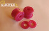 Mini Cooper S R53 01-06 Front Arm Lower Rear Wishbone Bushes Kit in Polyurethane-bushes-carbonizeduk