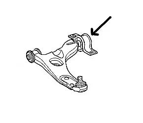 Front Suspension Arm Bush Kit For Mazda 3 BL ALL MODELS 2009-2013 Bushes in Poly-bushes-carbonizeduk