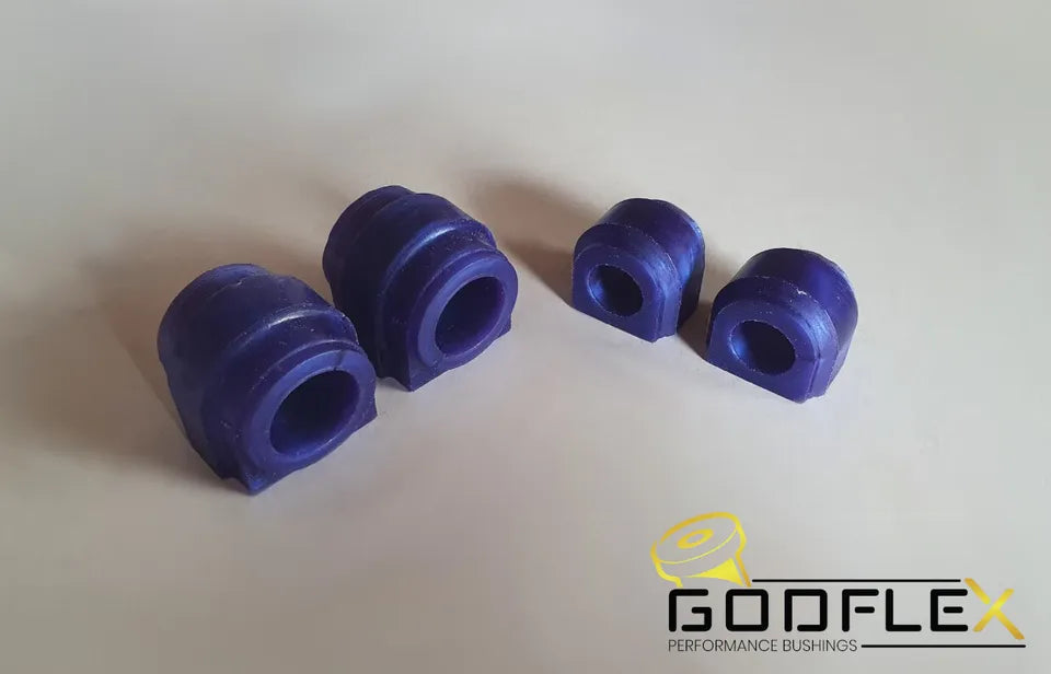 22.5mm Front & 17mm Rear Anti Roll Bar Bushes For Mini Cooper S R56 07-13 Poly-bushes-carbonizeduk