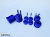 Front & Rear Arm Bush Kit For VW GOLF MK4 Inc GTi 97-04 Bushes in Polyurethane-bushes-carbonizeduk