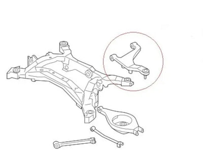 Rear Upper Arm Bushes Bush Kit For Nissan 350Z (2002-2009) in Polyurethane-bushes-carbonizeduk