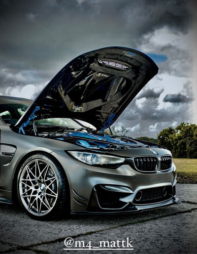 BMW M3 & M4 GTS Style Carbon Fibre Bonnet (F80, F82 & F83) DOUBLE SIDED-carbonizeduk