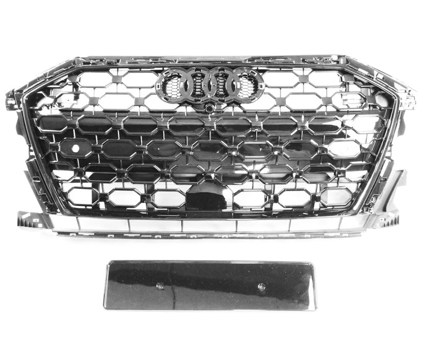 Audi A3/S3 8Y 2020+ Gloss black Honeycomb grille-carbonizeduk