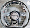 Audi RS3 Carbon fibre + alcantara F1 custom Racing steering wheel-Steering wheel-carbonizeduk
