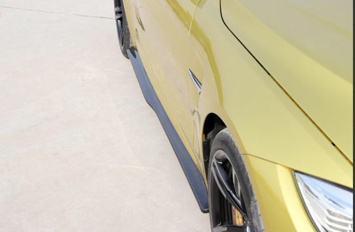 BMW M4 Carbon Fibre PSM Style Side Skirt Extensions 13-17-carbonizeduk