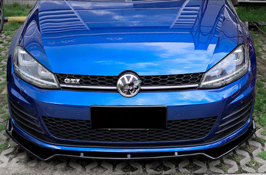 Car Front Spoilers Front Bumper Lip Splitter for VW Golf 7 MK7 7.5 R GTI  GTD 2014 2015 2016 2017 2018 2019