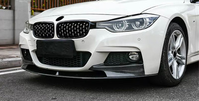 BMW F30 3-Series M Sport Front splitter Bumper Lip For 2012-2018-carbonizeduk