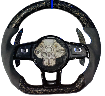 VOLKSWAGEN GOLF R MK7/7.5 steering wheel (CUSTOMISE YOUR OWN)-Steering wheel-carbonizeduk