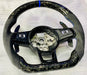 VOLKSWAGEN GOLF R MK7/7.5 Forged Carbon Fibre + Alcantara steering wheel-Steering wheel-carbonizeduk