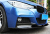 BMW F30 3-Series M Sport Front splitter Bumper Lip For 2012-2018-carbonizeduk