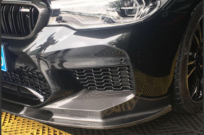 BMW F90 M5 Carbon Fibre Front Lip Splitter-carbonizeduk