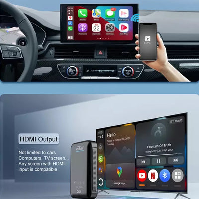 MultiMedia MMB Carplay & Android 11 MMB 3rd GEN HDMI 4G + 64GB GPS-carbonizeduk