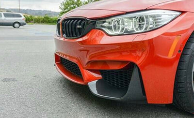 BMW F82 M4 Carbon fibre Air Intake covers Canard set-carbonizeduk