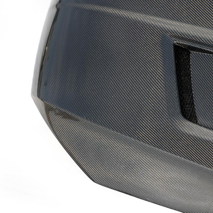 Carbon Fibre bonnet Hood Vented GTX Style Volkswagen GOLF R Mk7 2014-2016-carbonizeduk