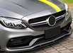 GLOSS BLACK EDITION 1 STYLE FRONT LIP W205 C63 4Dr Sedan 2015-2019-carbonizeduk
